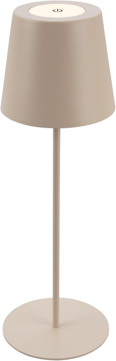 Dimmbare Akku-Tischlampe mit warmweißem Licht
