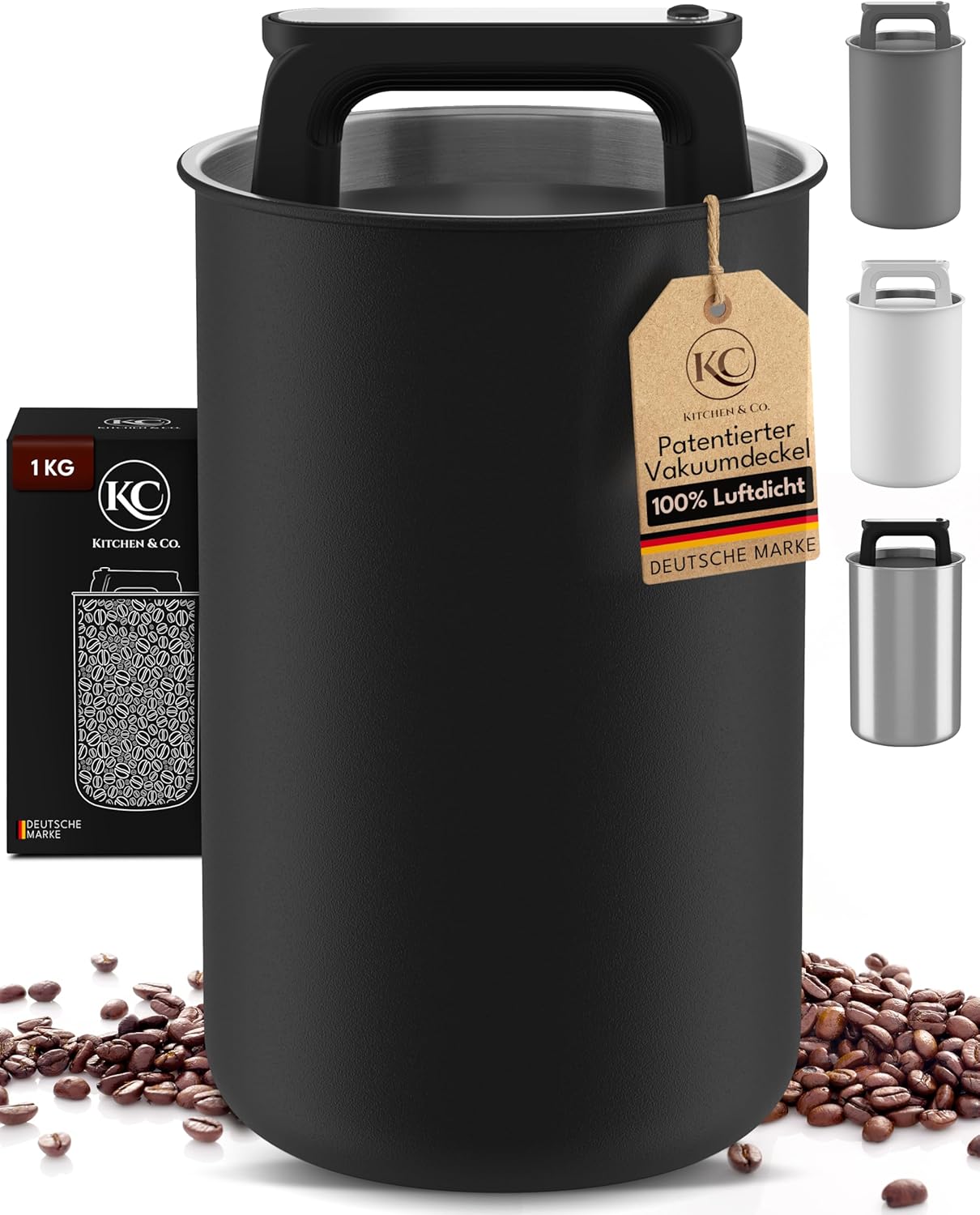 Luftdichte Kaffeedose zur Aufbewahrung von Kaffeebohnen